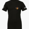 Black t-shirt with a flame and 'YHWY' text.