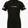 Black t-shirt with a minimalist white chest design of two crossed swords and the text "NOT IF, WHEN."