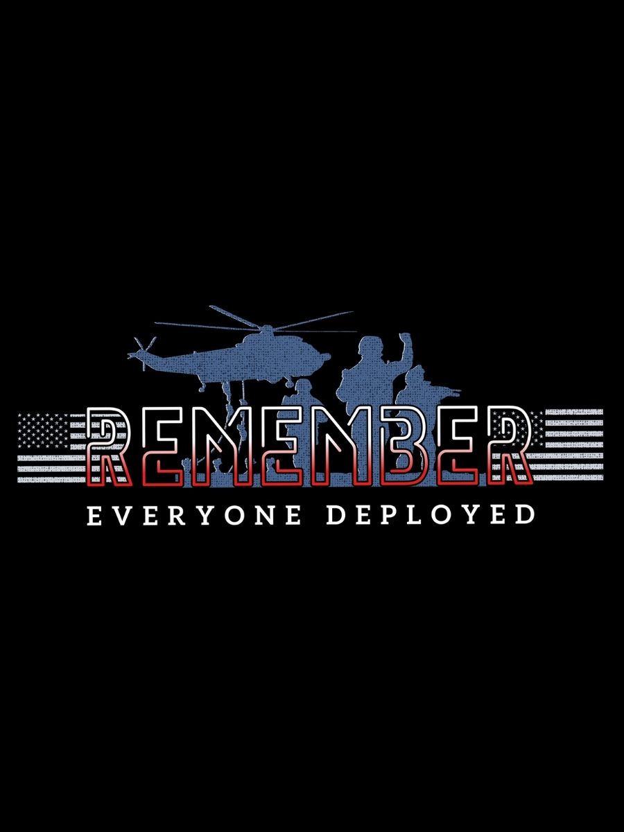 Hat &acirc; Military Support Trucker Hat with Helicopter & Soldier Silhouette