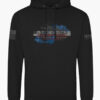 Remember Everyone Deployed RED Hoodie&acirc; Military Support with Helicopter & Soldier Silhouette