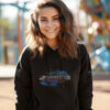 Remember Everyone Deployed RED Hoodie&acirc; Military Support with Helicopter & Soldier Silhouette