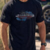 Remember Everyone Deployed RED T-Shirt &acirc; Military Support with Helicopter & Soldier Silhouette