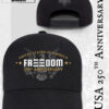 250th Anniversary Freedom Hat &acirc; 1776 Declaration Eagle Design | Color Black