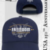 250th Anniversary Freedom Hat &acirc; 1776 Declaration Eagle Design | Color Navy