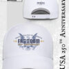 250th Anniversary Freedom Hat &acirc; 1776 Declaration Eagle Design | Color White