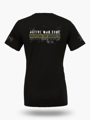Active War Zone t-shirt – Dress Like You Believe It Christian Military Shirt Ephesians 6:11 Armor of God