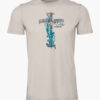 Women&acirc;s Paid In Full Christian T-Shirt &acirc; Redeemed Restored Adopted Forgiven Cross Design. Color Heather Cool Grey.