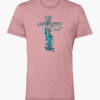 Women&acirc;s Paid In Full Christian T-Shirt &acirc; Redeemed Restored Adopted Forgiven Cross Design. Color Heather Orchid.
