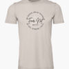 Fear Not Christian t-shirt &acirc; daily faith reminder apparel with Psalm 91. Color Heather Cool Grey.