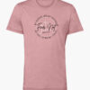 Fear Not Christian t-shirt &acirc; daily faith reminder apparel with Psalm 91. Color Heather Orchid.