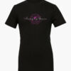 Amazing Grace Christian t-shirt with elegant floral script design on black