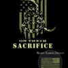 Don't Tread On Their Sacrifice patriotic t-shirt close-up detail